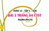 Bài 3 trang 64 Toán 12 tập 1 Chân trời sáng tạo